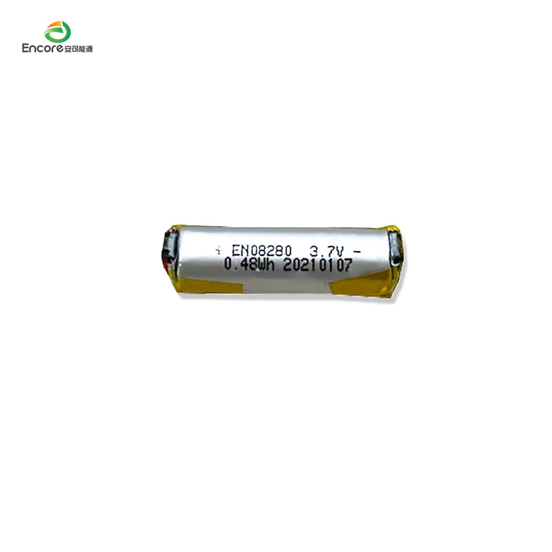 08280 120 mAh cilindrinis lipo akumuliatorius