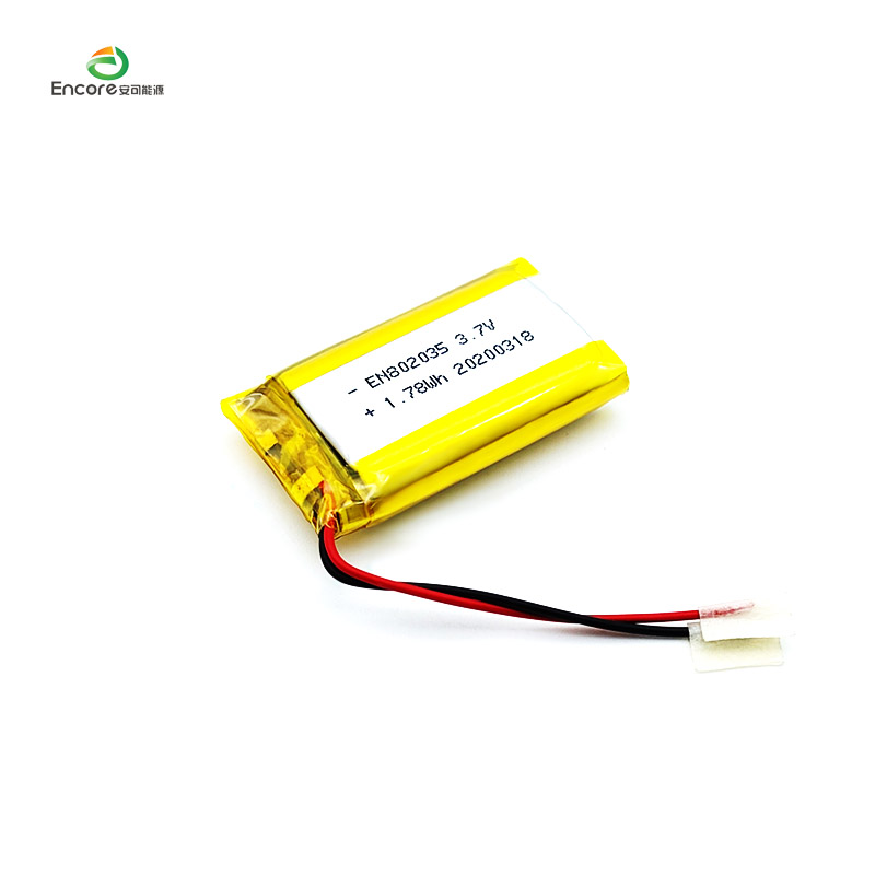 802035 3,7v 480mah ličio polimero baterija